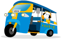 Tuktuk Blue